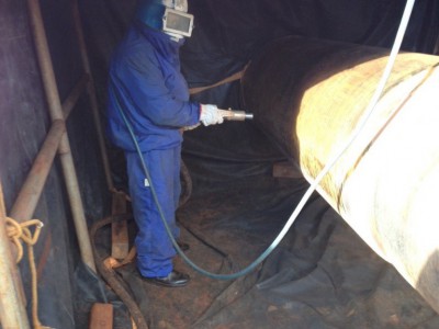 Jateamento e Pintura em campo