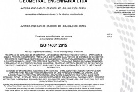 Certificação ISO 14001:2015